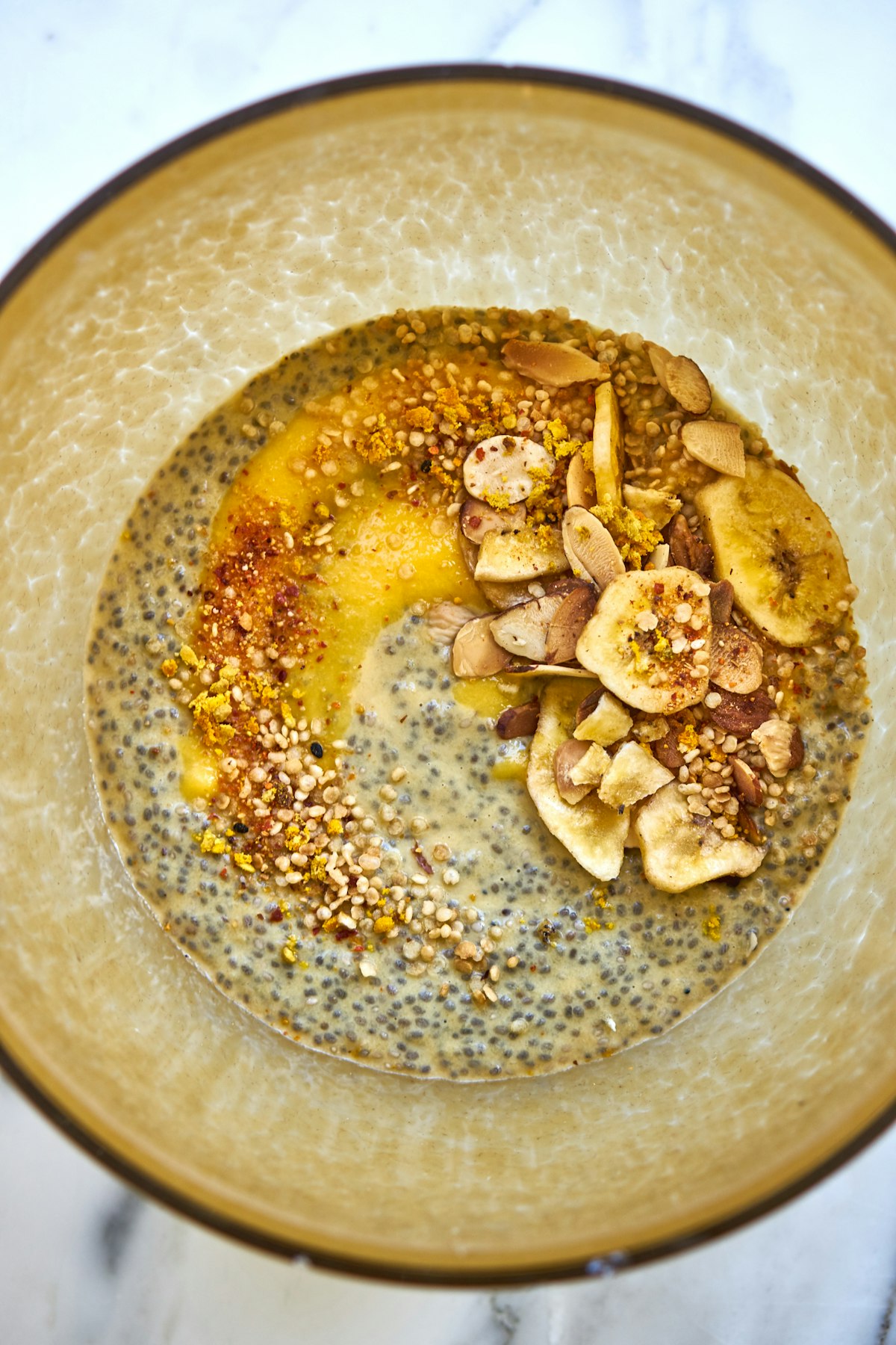 Coconut mango chia pudding - another healthy recipe by Familicious