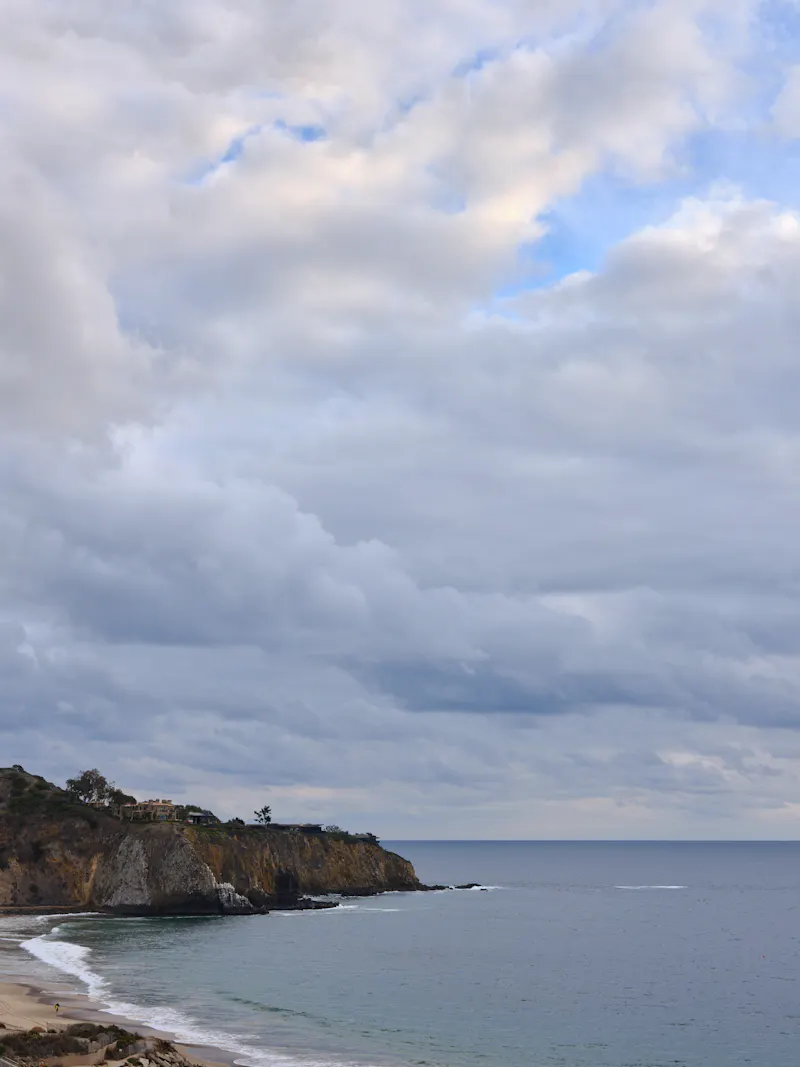 Uitzicht vanaf Crystal Cove Camping