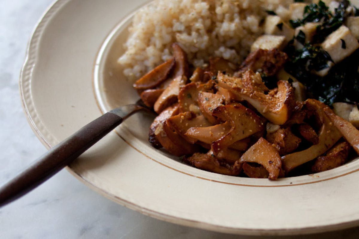 Shichimi Mushroom Rice Bowl