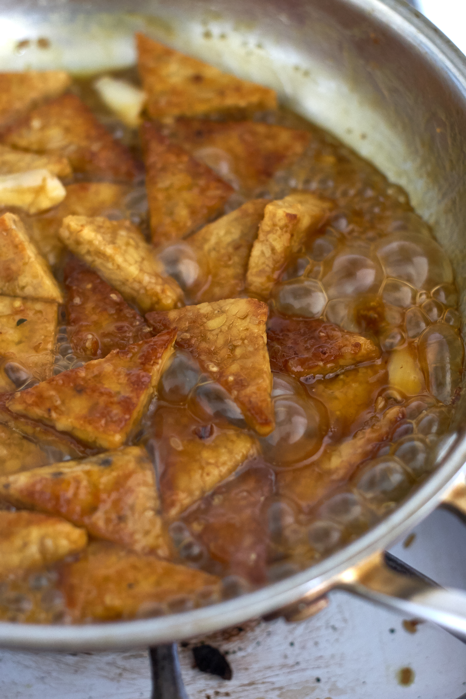 Tempeh Marinara with Rice - Nourishing Amy