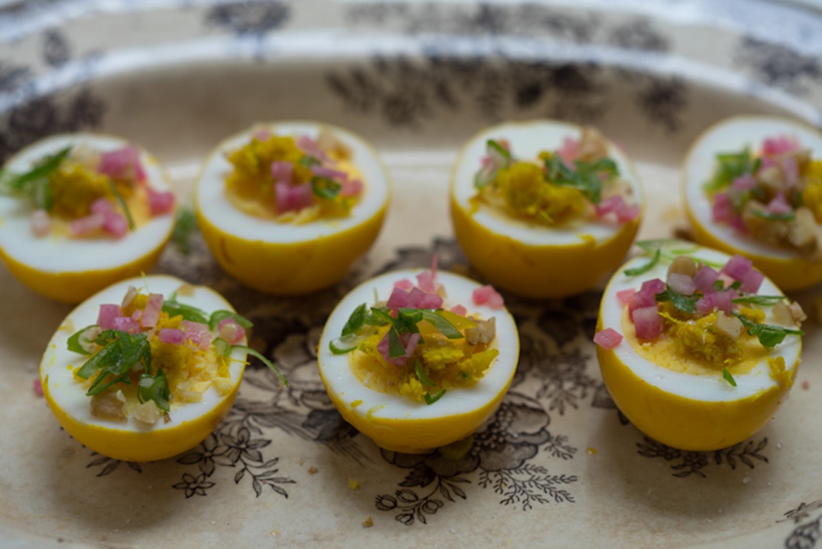 Pickled Turmeric Eggs-image