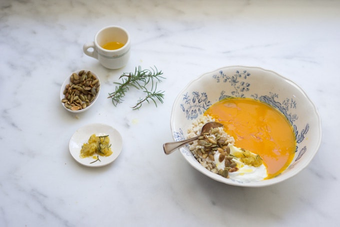 Pumpkin and Rice Soup