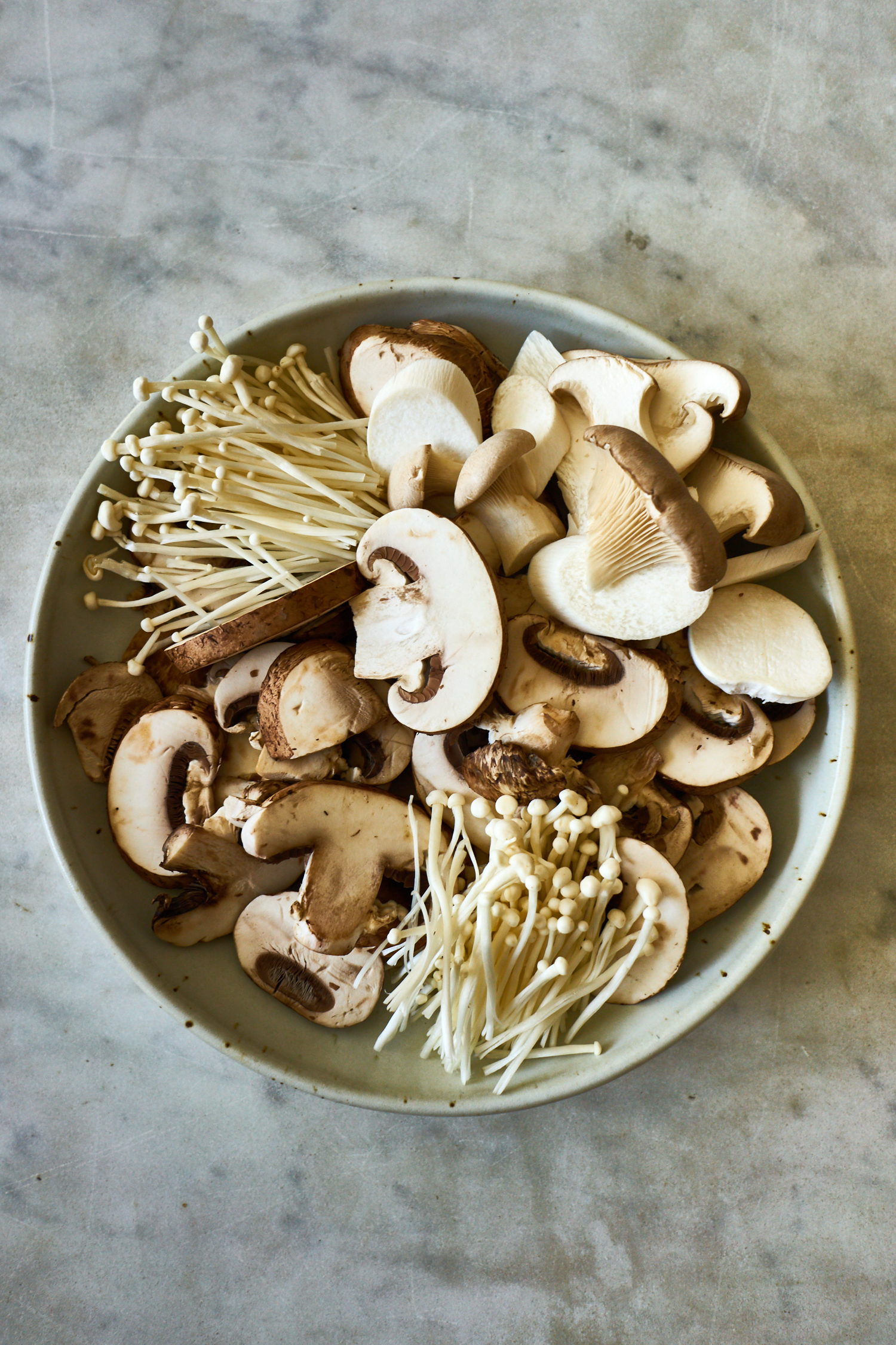 Quick Lime and Mushroom Salad