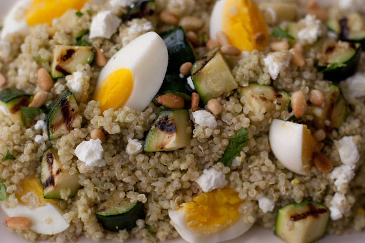 Quinoa and Grilled Zucchini