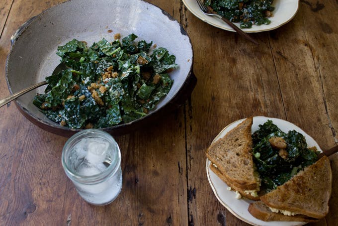 Raw Tuscan Kale Salad