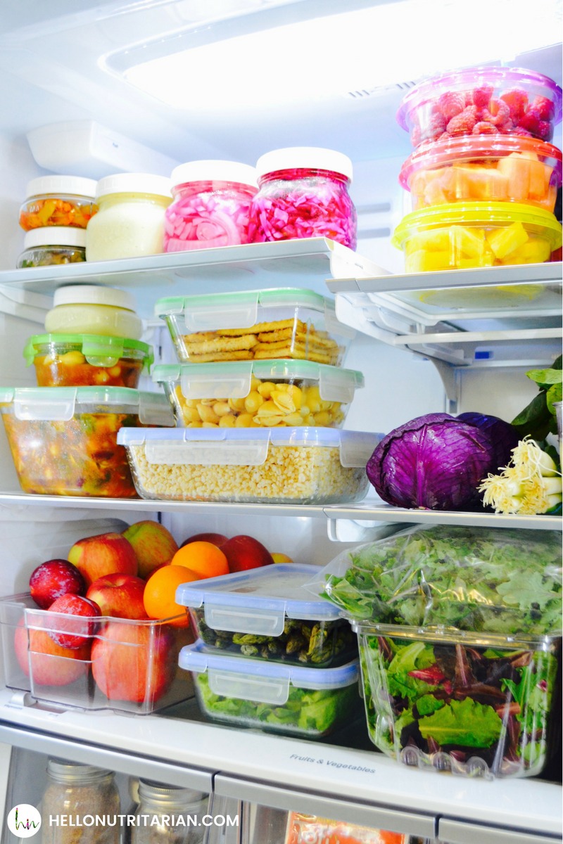 Organized Refrigerator Healthy