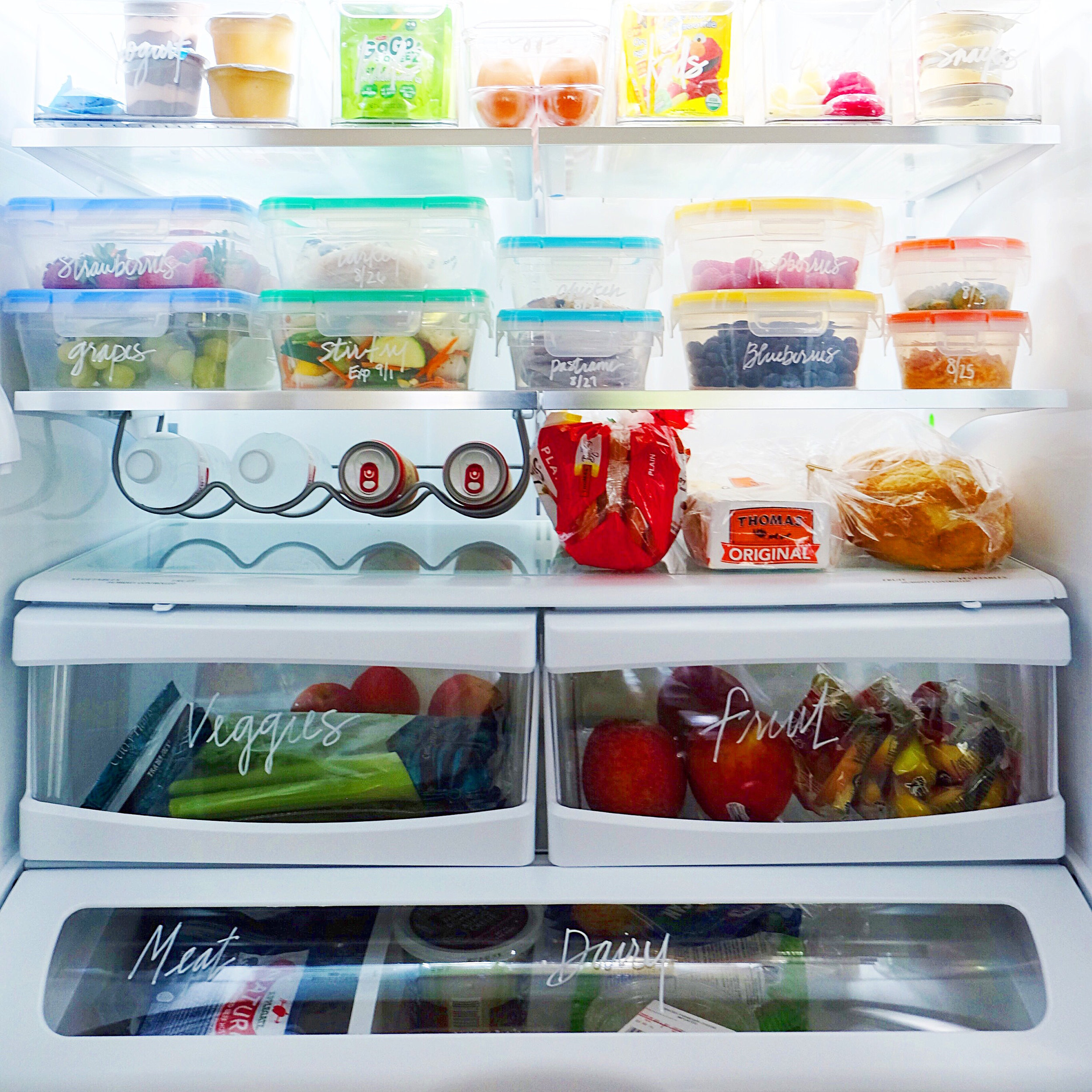 How to Organize your Refrigerator for Healthy Eating – Organized