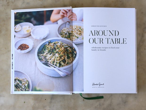 Title page of Sprouted Kitchen Around Our table cookbook