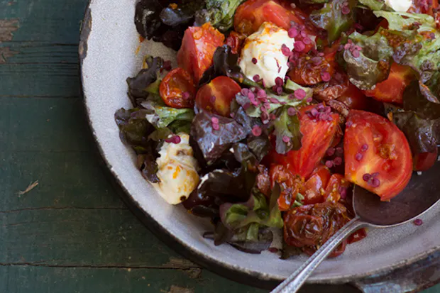 Roasted Tomato Salad