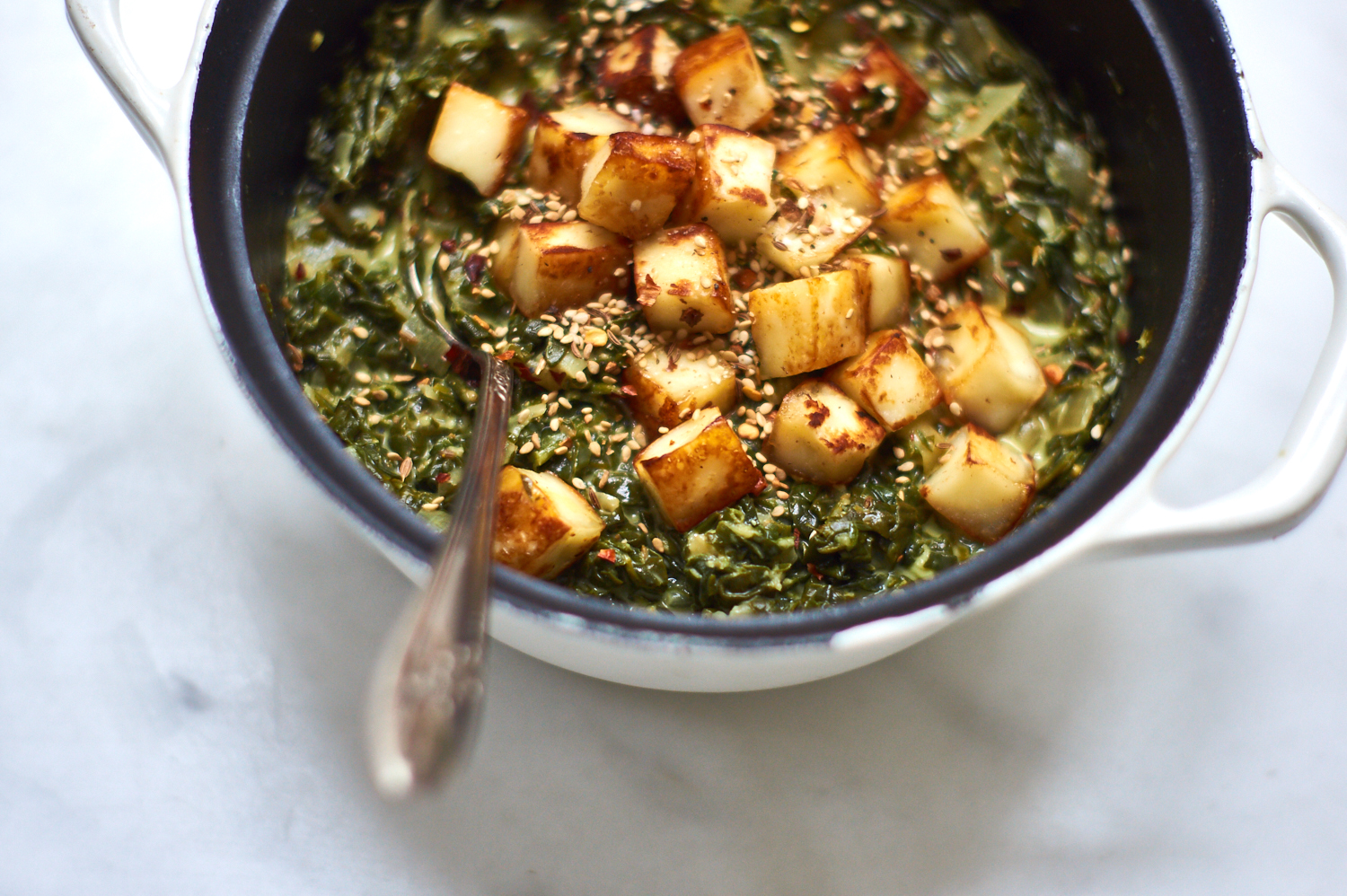 Saag paneer online vegan