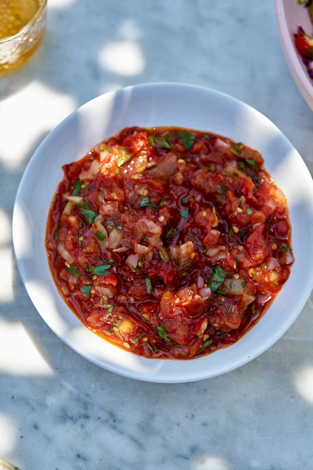 Fourth of July Roasted Tomato Salsa