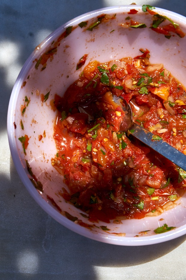 Fourth of July Roasted Tomato Salsa Recipe