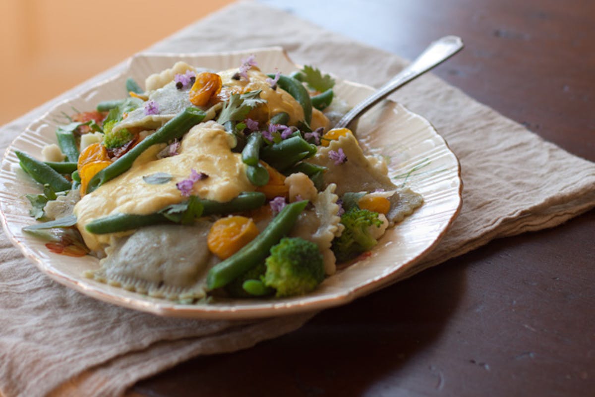 Sesame Yogurt Pasta Salad