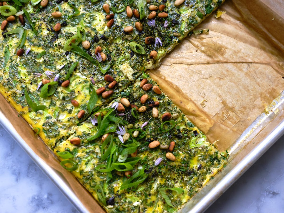 The Ultimate Sheet Pan Dinner {Your choice of Protein, Veggies, & Greens} -  A Little And A Lot