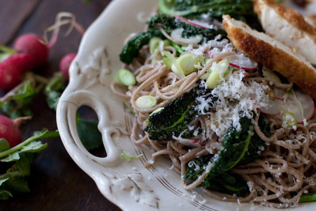 Garlic Soba Noodles