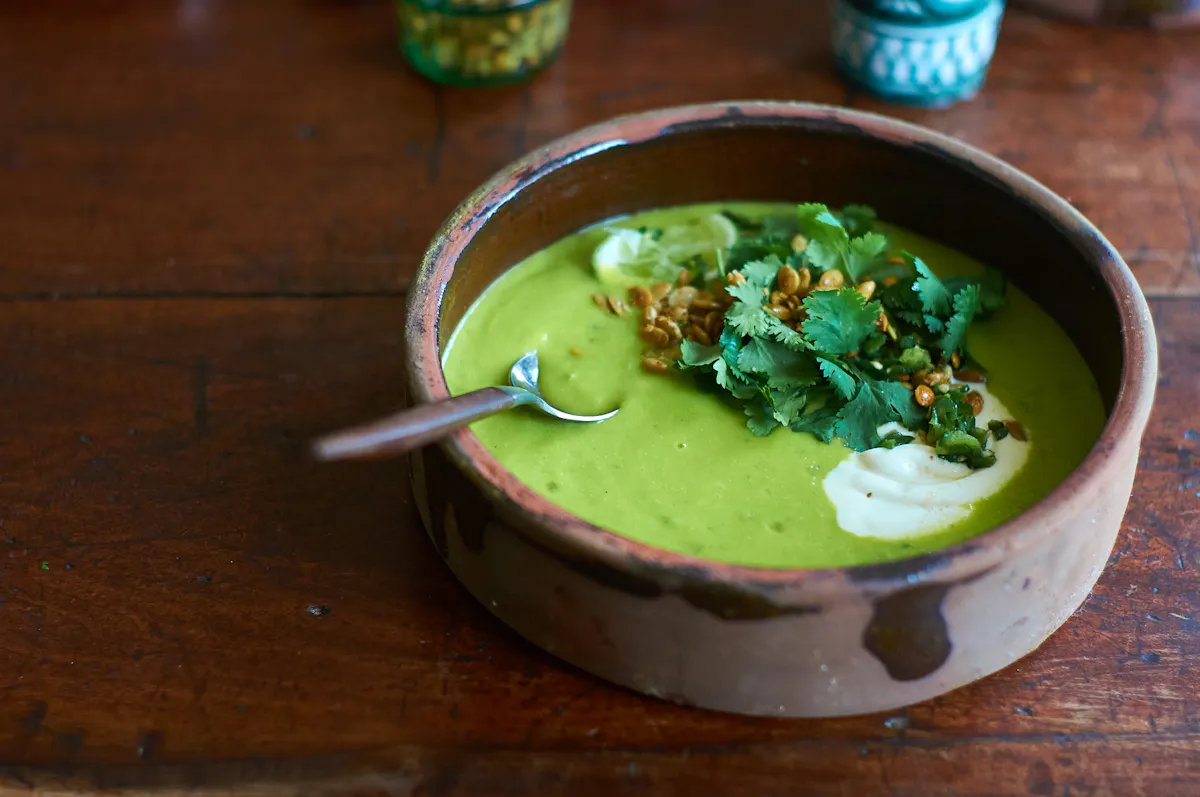 Sopa Verde de Elote