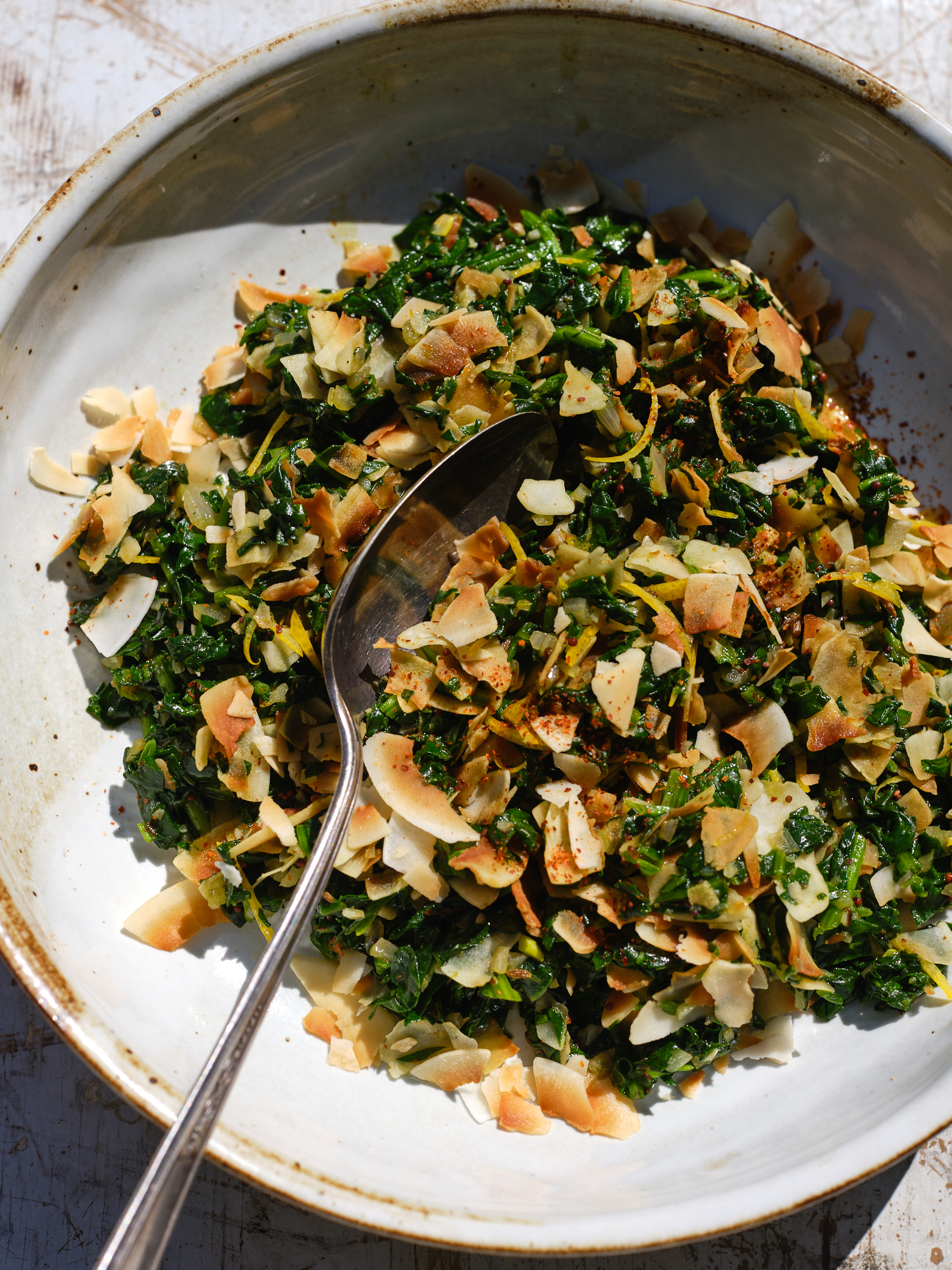 Coconut Spiced Spinach Recipe