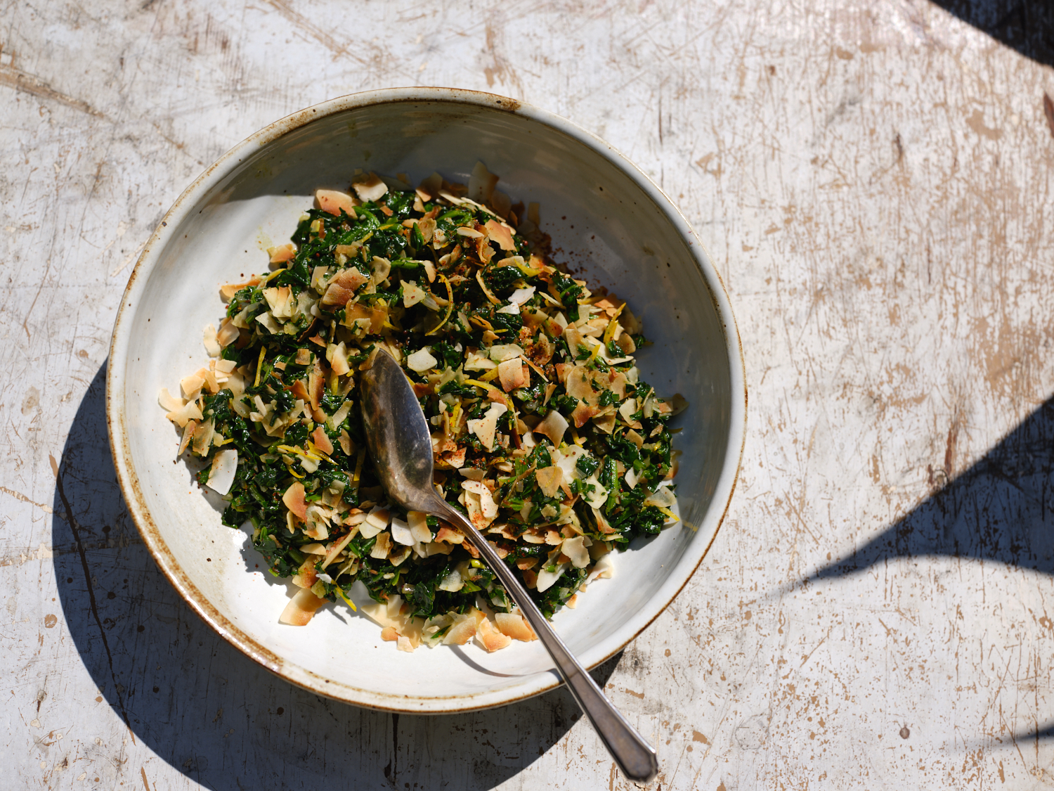 Coconut Spiced Spinach Recipe