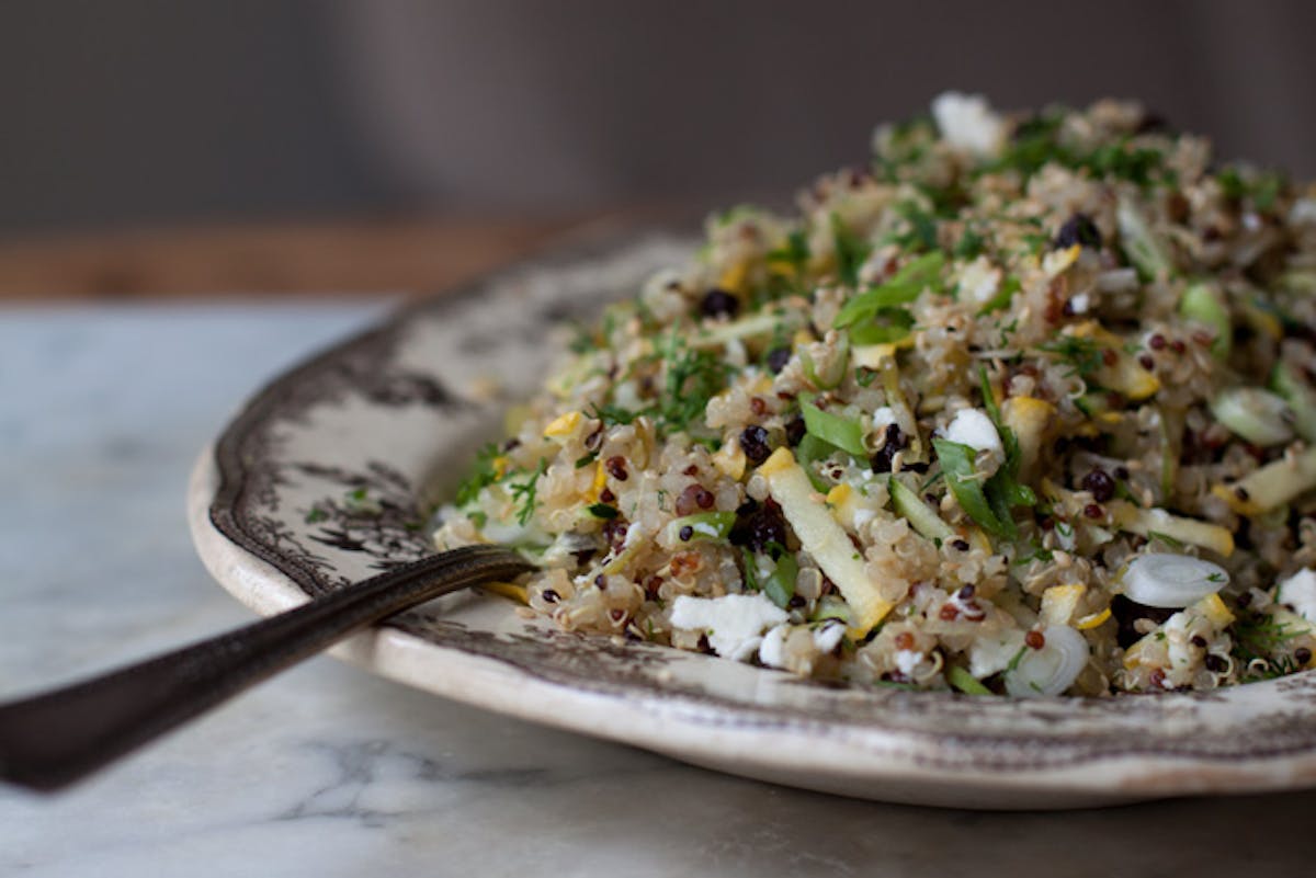 Quinoa with Currants, Dill, and Zucchini