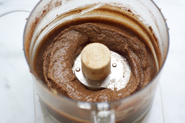 finished sunflower seed butter after blending