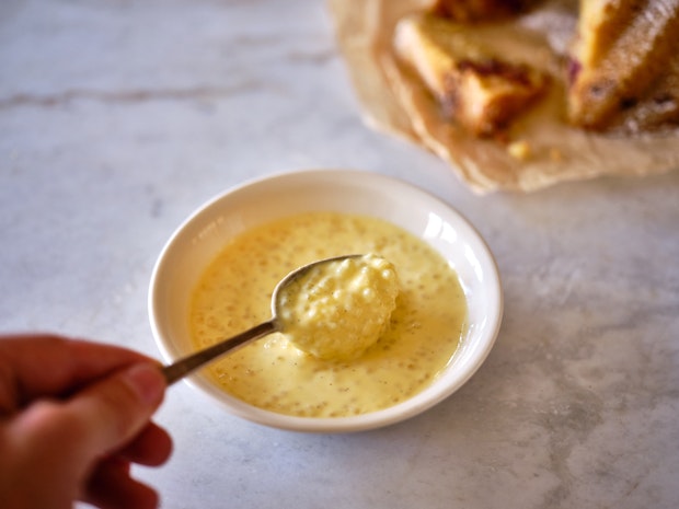 Classic Tapioca Pudding in a Bowl