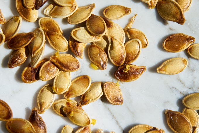 Toasted Pumpkin Seeds: Three Ways