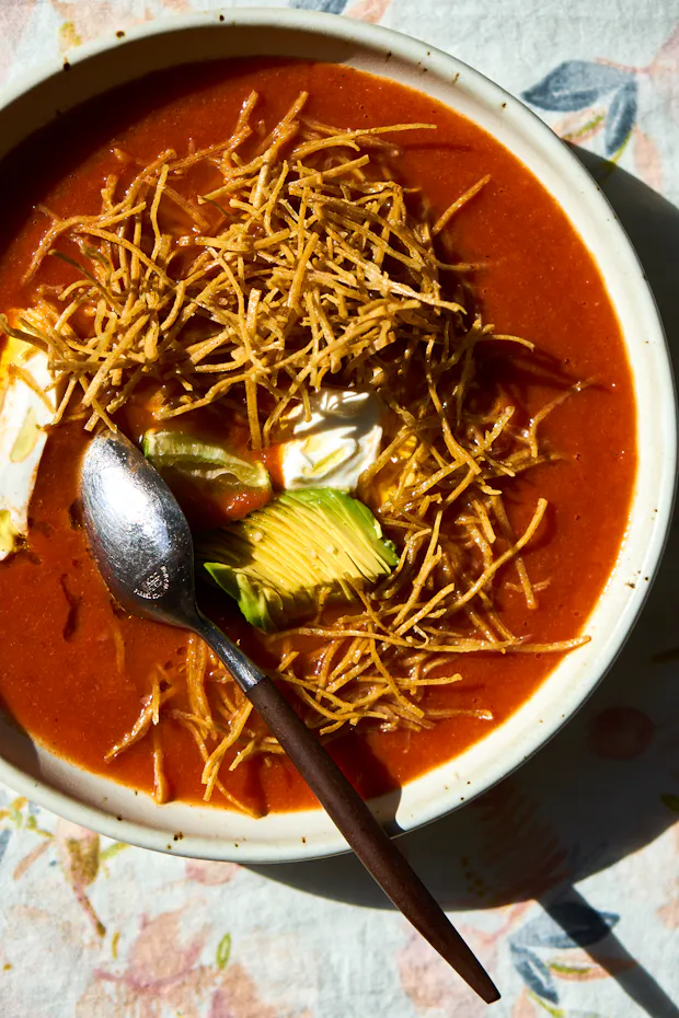 Vegetarian Tortilla Soup