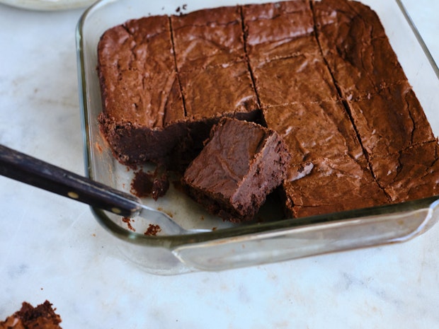 Turkish coffee chocolate brownies