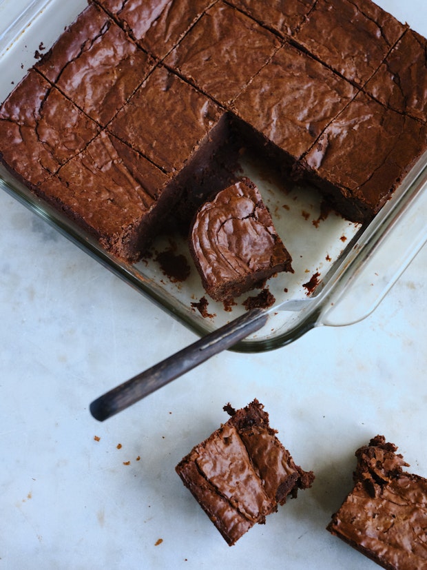 Triple Chocolate Saucepan Brownies - The 8x8 Cookbook
