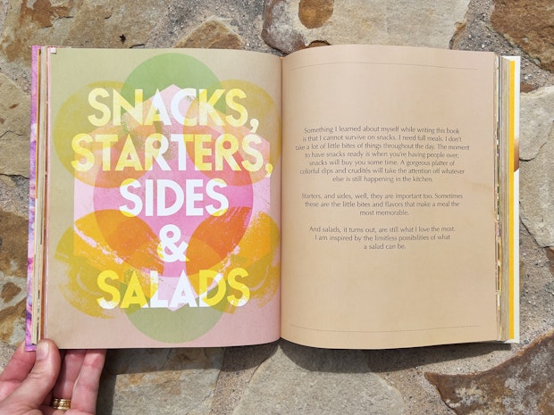 chapter opener text and graphics from health nut cookbook by jess damuck