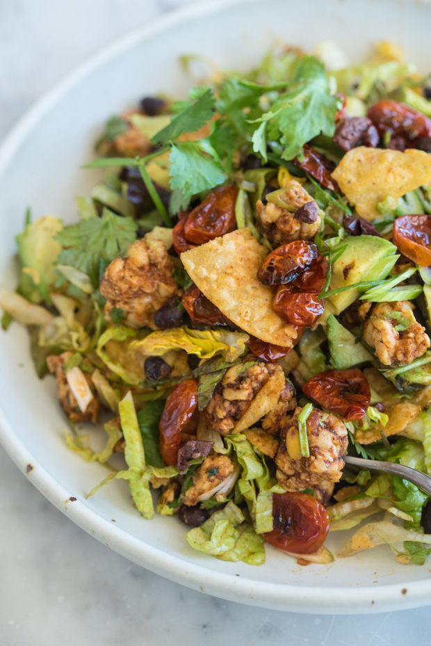 Tempeh Taco Salad