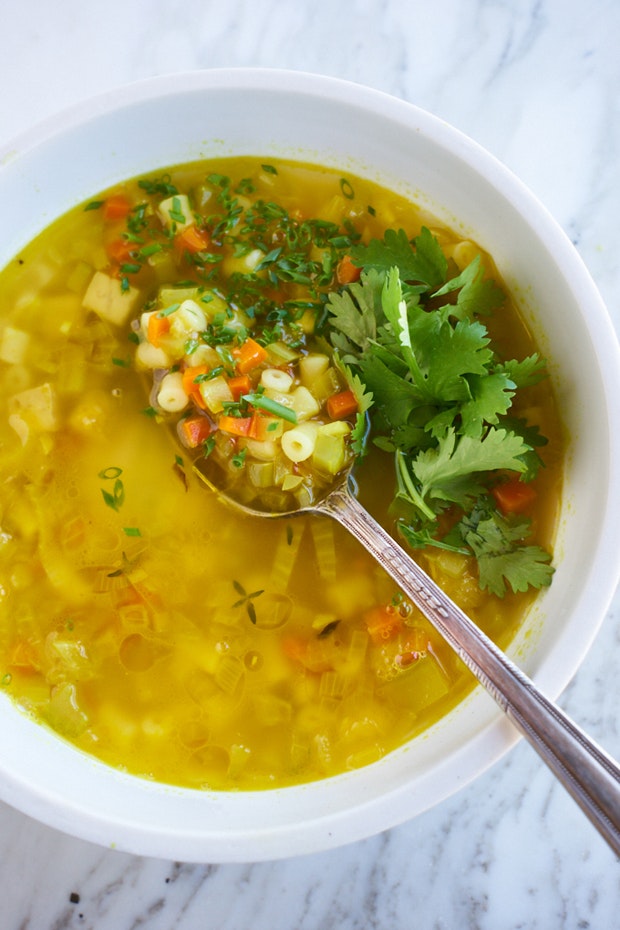A Simple, Delicious Vegetable Noodle Soup