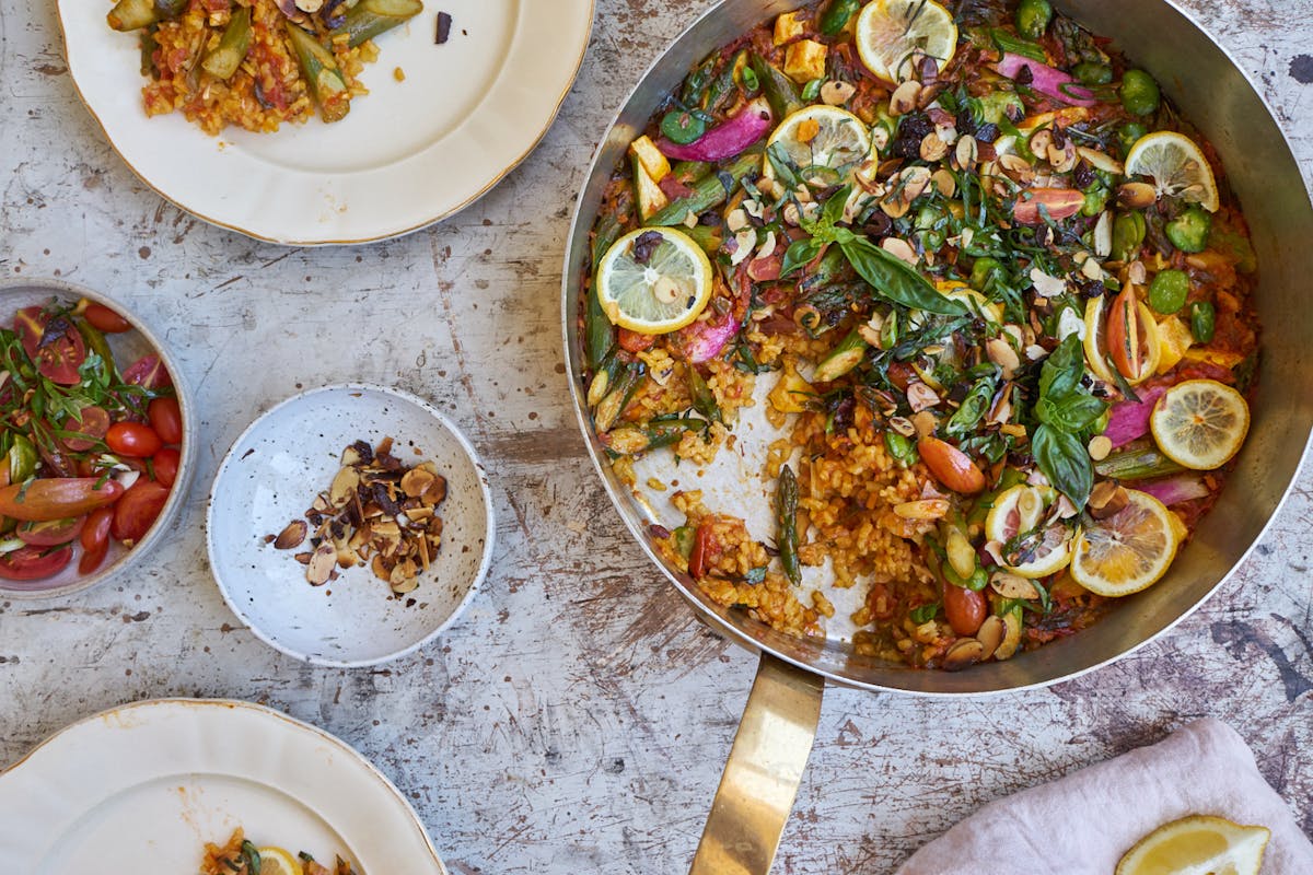 An Amazing Vegetarian Paella