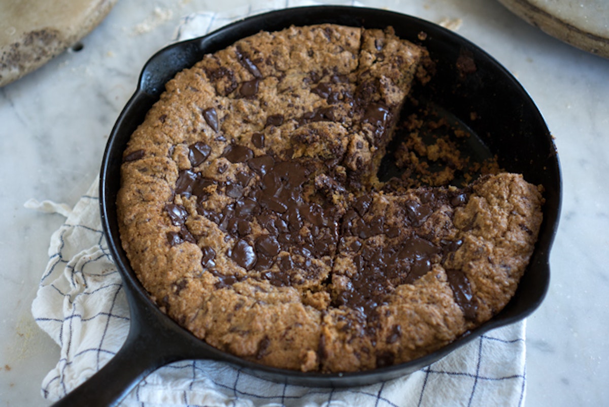 Whole Wheat Chocolate Chip Skillet Cookie - 101 Cookbooks