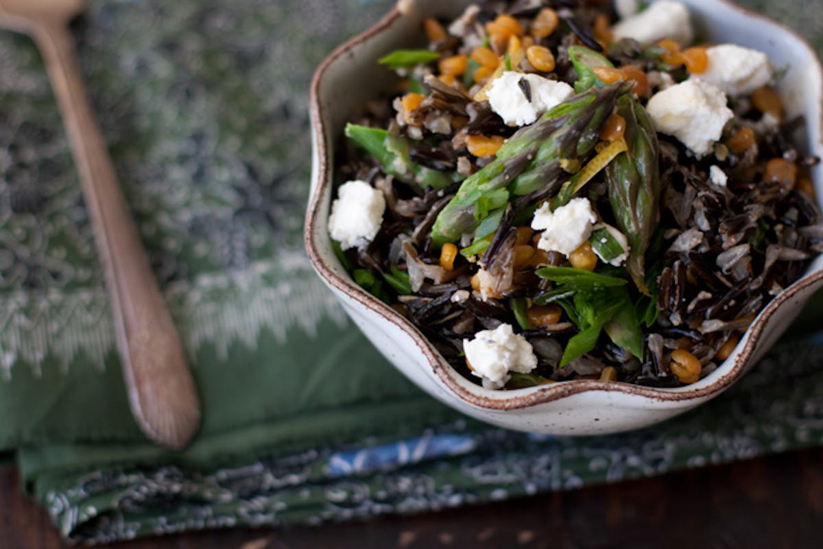 Spring Wild Rice Salad