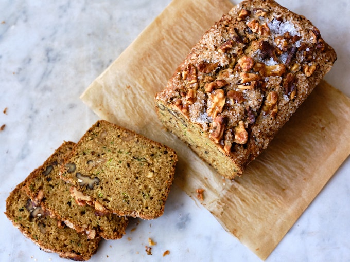 Zucchini Bread in a Loaf Pan