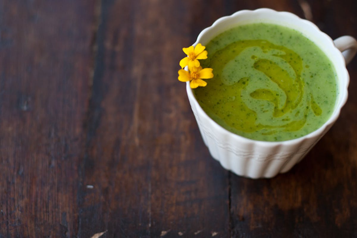 Spinach and Zucchini Soup